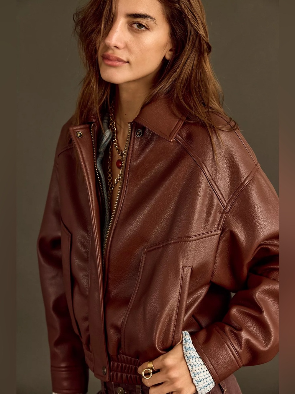 NWT We The Free Farley Vegan Bomber Jacket